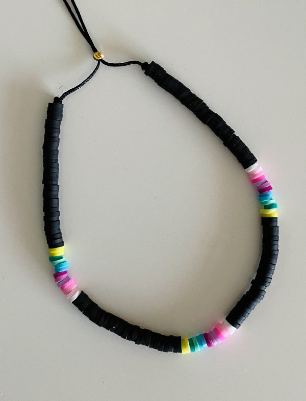 Fimo beads anklet