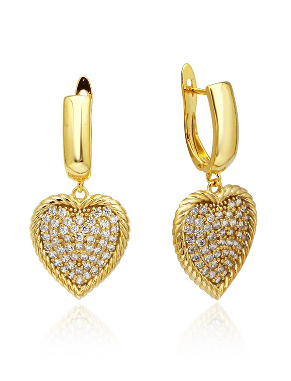 My heart earrings