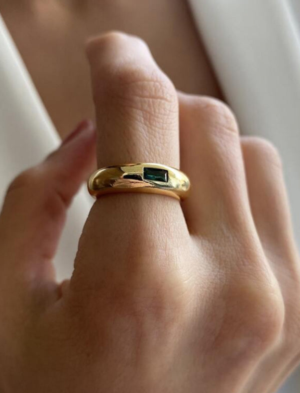 Zircon Chloe ring - Green