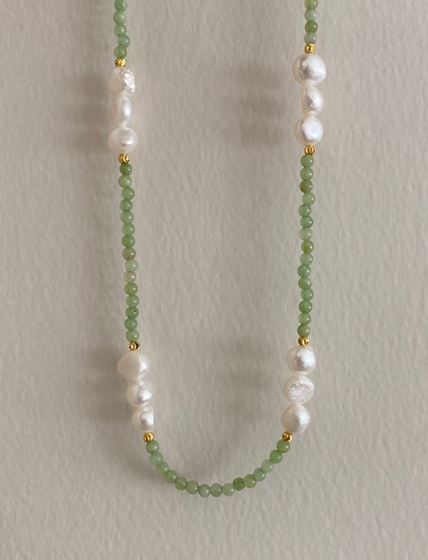 Agate summer necklace