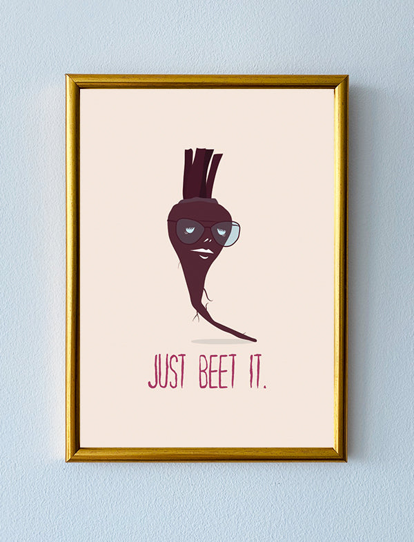 'Beet it' frame