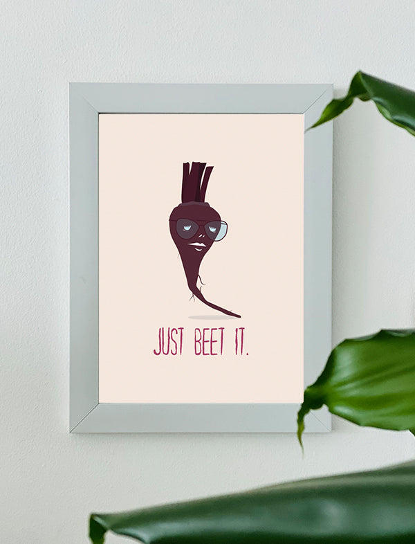 'Beet it' frame