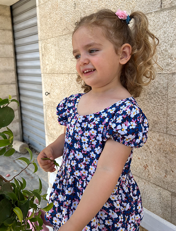 Mommy & me blue floral dress