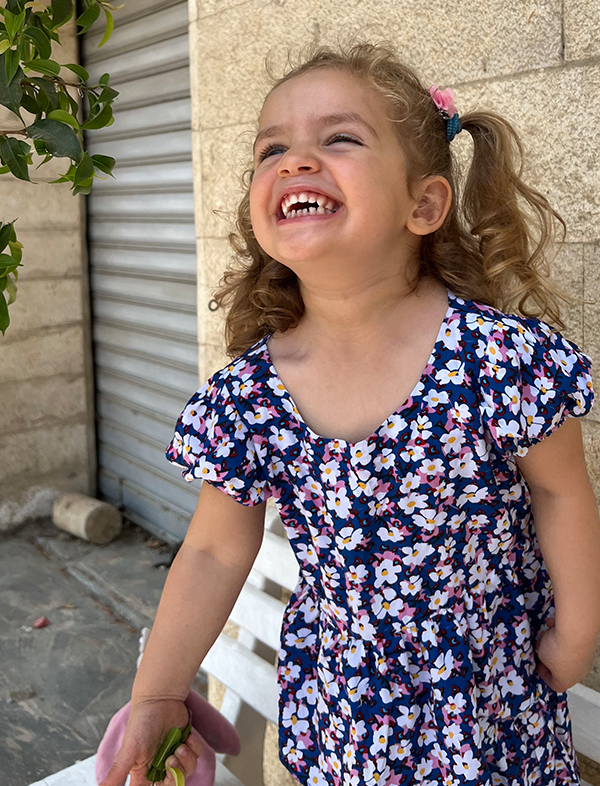 Mommy & me blue floral dress