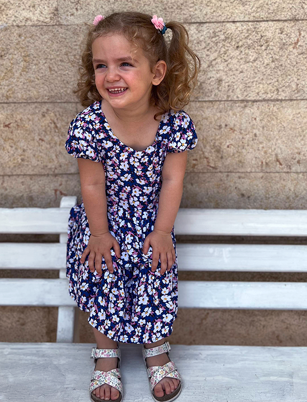 Mommy & me blue floral dress