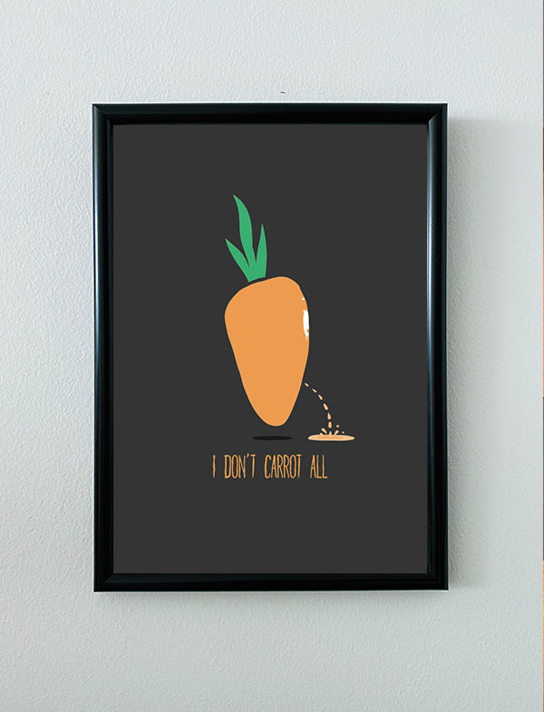 'I don't carrot' frame