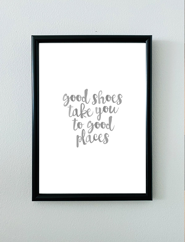 'Good shoes' frame