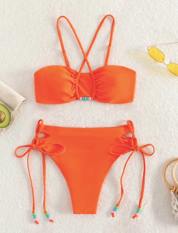 Beaded bikini set