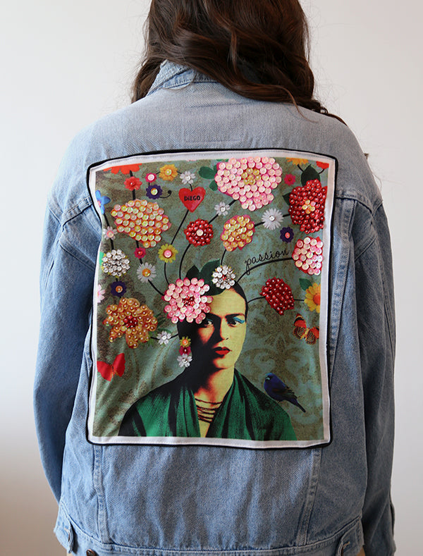 La Passion upcycled denim jacket