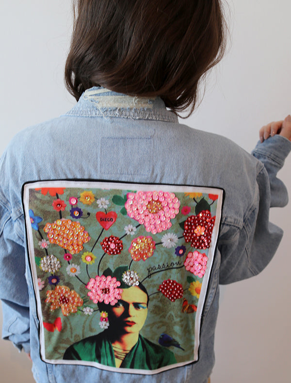 La Passion upcycled denim jacket