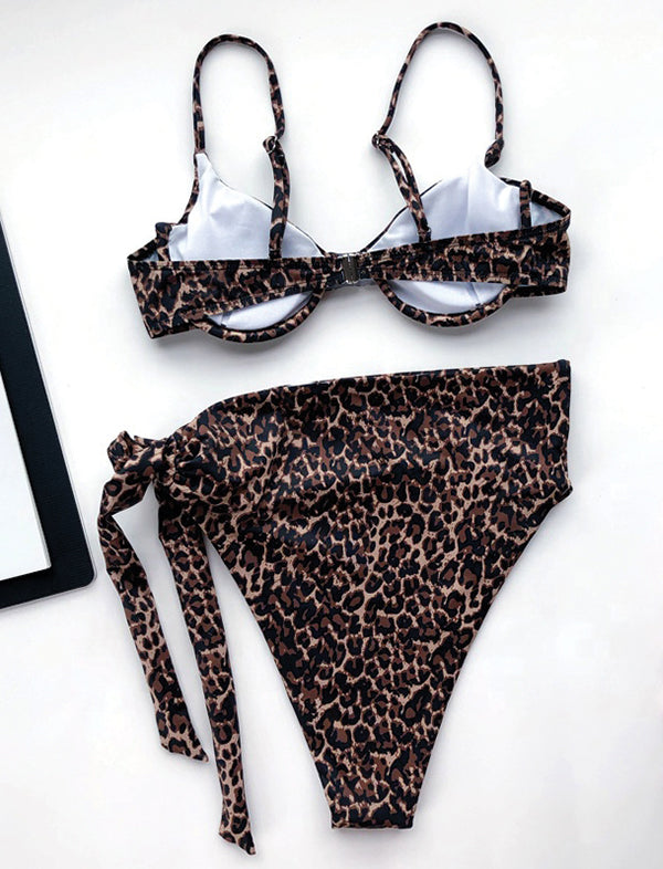 Syra leopard bikini set