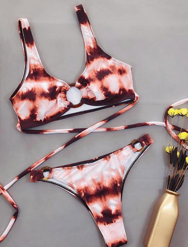 Tie dye bikini set