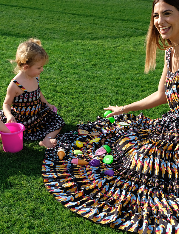 Mommy & Me tropical dress