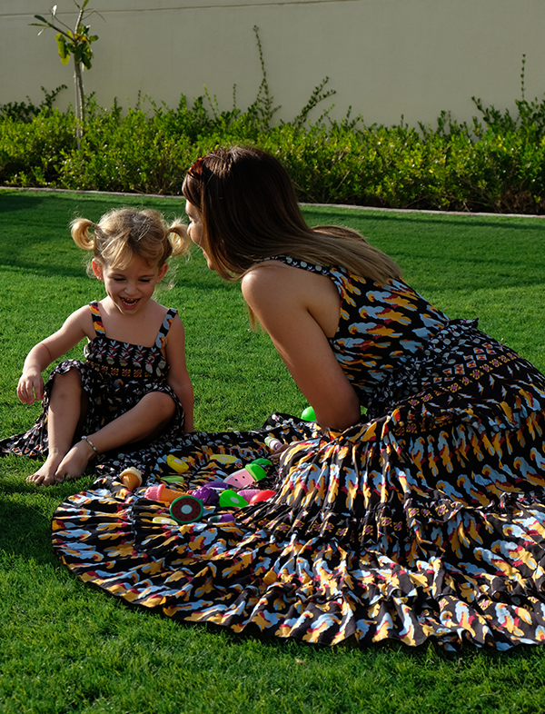 Mommy & Me tropical dress